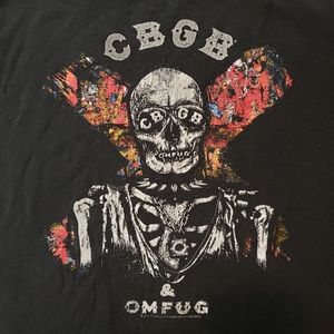 CBGB OMFUG skeleton shirt Mens S
